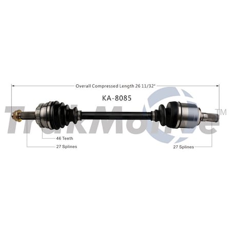 Surtrack Axle Cv Axle Shaft, Ka-8085 KA-8085